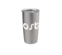 Perdido pero encontrado Vaso térmico de acero inoxidable de doble pared