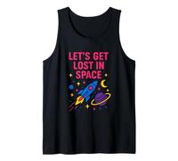 Perdidos en la constelación espacial Astronomía Hombres Camiseta sin Mangas