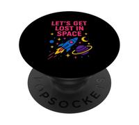 Perdidos en la constelación espacial Astronomía Hombres PopSockets PopGrip Adhesivo