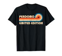 PERDOMO Retro 70s 80s Sunset Stripe Camiseta