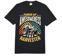 Perdón Mi Awesomeness Operador de cosechadora Granjero Cosechadora Comfort Colors Adult Heavyweight T-Shirt