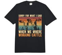 Perdón por lo Que Dije Cuando ganaderos lecheros Ganadería Comfort Colors Adult Heavyweight T-Shirt