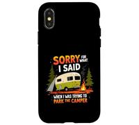 Perdón por lo que dije mientras estacionaba el camping de la caravana Carcasa para iPhone X/XS