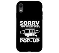 perdón por lo que dije pop up Diseño para una caravana Carcasa para iPhone XR
