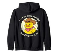 Perdón por ser Molesto Pato Humor Sudadera con Capucha