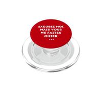 Perdona Pero me Haces Chier Sarcasmo Humor PopSockets PopGrip para MagSafe