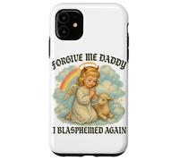 Perdóname I Blasphemed Again Funny Angel Carcasa para iPhone 11