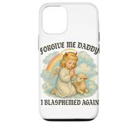 Perdóname I Blasphemed Again Funny Angel Carcasa para iPhone 12/12 Pro