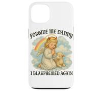 Perdóname I Blasphemed Again Funny Angel Carcasa para iPhone 13
