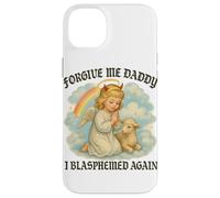 Perdóname I Blasphemed Again Funny Angel Carcasa para iPhone 14 Plus