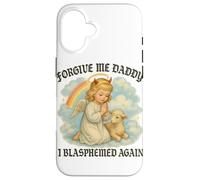 Perdóname I Blasphemed Again Funny Angel Carcasa para iPhone 16