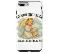 Perdóname I Blasphemed Again Funny Angel Carcasa para iPhone 7 Plus/8 Plus