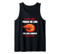 Perdóname Señor por I Have Shrimped Funny Gen Z Meme Cringe Camiseta sin Mangas