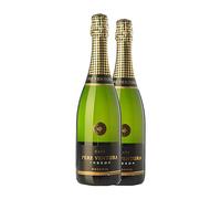 Pere Ventura Tresor Brut Nature Cava 75 cl Espumoso blanco (Caja de 2 Botellas de 75 cl)