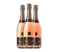 Pere Ventura Tresor Rosé Trepat Brut Cava Reserva 75 cl Espumoso rosado (Caja de 3 Botellas de 75 cl)