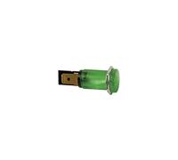 Perel 124041 Señal Lámpara, 14 mm, 230 VAC, Verde