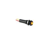 Perel 139221 lámpara LED de señal, 24 V, carcasa negro ABS, Amarillo