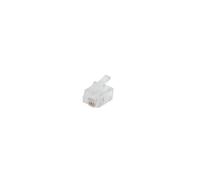 Perel 139626 western de conector modular, rj11, 6p4 c