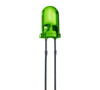 Perel 143609 HOTcraze-DE lámpara LED, 3 mm, verde luz