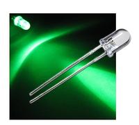 Perel 143724 estándar lámpara LED, 5 mm, verde luz