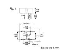 Perel 144835 puente cc richter, 100 v, 25 a, kbpc2501