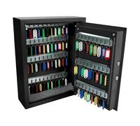 Perel bg80022 caja portallaves y organizador acero negro