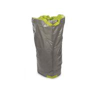 Perel bolsa de desecho de jardín, plegable, 400 l, manijas, gris, ult