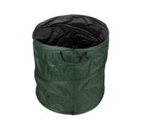 Perel bolsa de desecho de jardín, plegable, 85 l, manijas, verde oscu