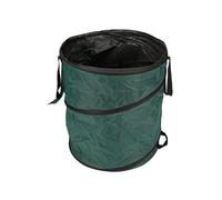 Perel bolsa de residuos de jardín, plegable, 150 l, manijas, verde os