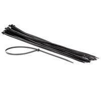 Perel Bridas de nylon blancas, 50 unidades, ataduras de cables 750 x 8,8 mm, resistentes a UV, autolock, 80 kg de fuerza de tracción, para aplicaciones pesadas en interiores y exteriores.