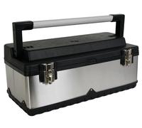Perel Maleta de transporte para herramientas Acero inoxidable manija aluminio 590×280×255mm