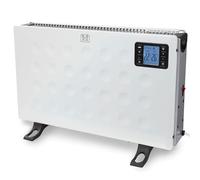 Perel Calefactor convector inteligente 2000W con 3 niveles de calor, termostato, IP20, protección contra sobrecalentamiento, portátil con mando a distancia y control Tuya app, para habitaciones hasta