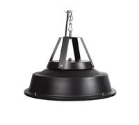 Perel Calefactor de terraza 1500W carbono, montaje en techo con cadena, IPX4 resistente al agua calefactor exterior, calor 360° para terraza balcón porche jardín, diseño retro negro