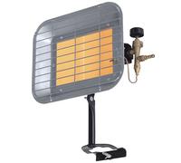 Perel calentador de terraza sobre gas, butano o propano, 4500 w