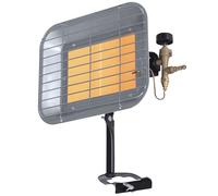 Perel Calentador de terraza sobre gas, butano o propano, 4500 W