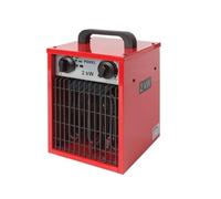 Perel Calentador de ventilador, para uso interior, 3 configuraciones de calor, 2000 W