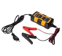 Perel Cargador de batería/Mantenimiento, para baterías de ácido de Plomo de 12 V, con Pantalla de Estado de Carga LED, para automóvil, Motocicleta, Scooter, Autocaravana