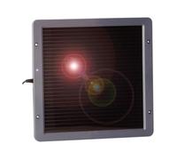 Perel Cargador de panel solar con indicador de carga, para vehículos, barcos y autocaravanas, con cable de 3 m