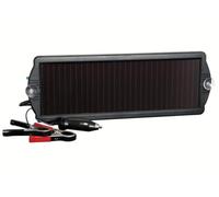 Perel Cargador de panel solar con silicio amorfo, ideal para baterías de plomo de 12V en coches, barcos y autocaravanas, 1,5W