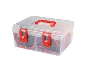 Perel Conjunto de correas y sandows, para una fijación segura de cargas, diferentes longitudes y terminaciones, con caja, 20 pcs