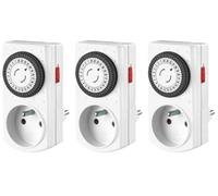 Perel e305dmx3 Juego de 3 Mini minuteurs 24 h/tierra francesa