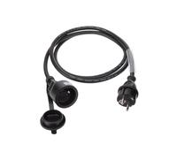 Perel EC01.5R25STBHQ - Cable de extensión de Goma con Tubo de contracción, 3G2.5 - 1.5 M-Pin Earth