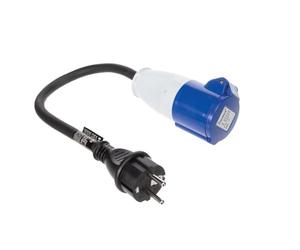 Perel ECEEA1 40 cm cable de adaptador de enchufe Schuko para CEE Socket