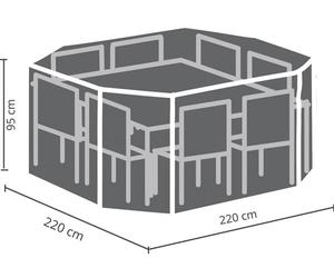 Perel funda impermeable y resistente a los uv para conjunto de jardín