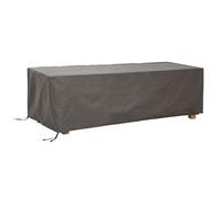 Perel Funda para mesa exterior 225 x 105 x 75 cm, impermeable y resistente a los UV, cubierta duradera para mesas de jardín hasta 220 cm, tejido robusto, protege de lluvia, polvo y sol
