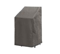 Perel Funda para sillas apilables 66 x 95 x 133 cm, Resistente al Agua y a los Rayos UV, Cubierta Fuerte para 4-6 sillas, Tejido Transpirable, Ideal para Uso Exterior