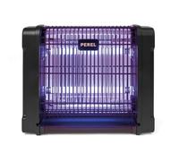 Perel GIK07ON Trampa Electrica para Mosquitos, 360 con Luz UV para Habitaciones de hasta 30 M2, 2 x 6 W