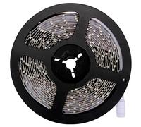 Perel Juego con tira de LED y fuente de alimentación, 180 LED 3528 brillantes, regulables, flexibles y autoadhesivas, se pueden cortar cada 3 LED (5 cm), revestimiento de PU, 3 metros de largo, blanco