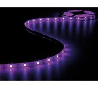 Perel Juego de tira de LED con 150 LED 5050 brillantes, controlador RGB y fuente de alimentación, fácil control mediante el mando a distancia por infrarrojos incluido, flexible y autoadhesivo,