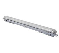Perel Lámpara de techo con lámpara LED T8, resistente al agua.